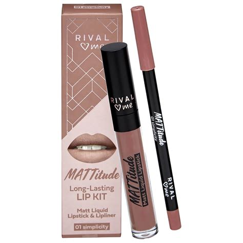 rival me mattitude lip kit|Rival Loves Me Mattitude Long